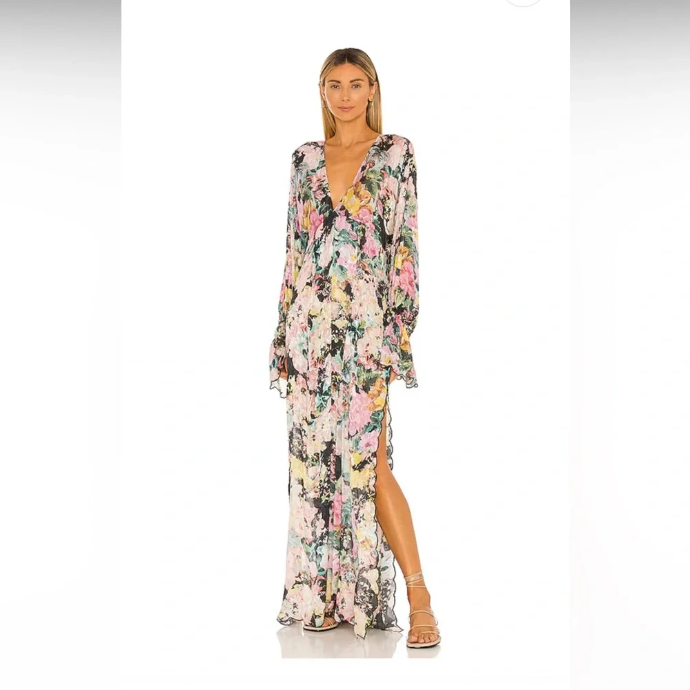 Hemant and Nandita x Revolve Teien floral caftan - Picture 5 of 5